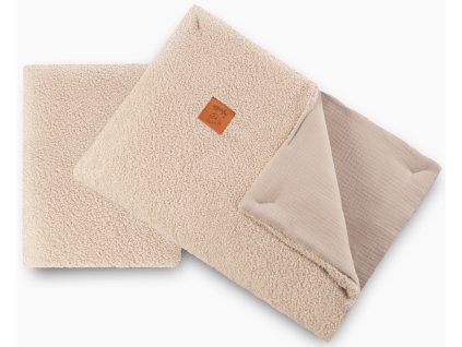 pol pl Posciel do wozka BARANEK boucle z MUSLINEM 2438 1
