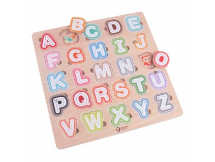 Dřevěné puzzle Abeceda| Hannel