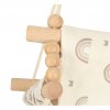 Children s swing fabric wooden hanging rainbow 135082