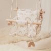 Children s swing fabric wooden hanging rainbow 135084