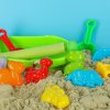 Boat with accessories moulds sand beach toys water gun 12el 167170