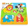 Dřevěné puzzle ZOO pro nejmenší| Hannel