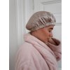 Hedvábná čepice na spaní (Rose Gold)