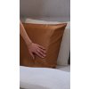 Hedvábný povlak na polštář (hnědý)