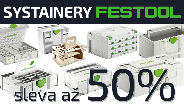 Systainery FESTOOL - sleva až 50%