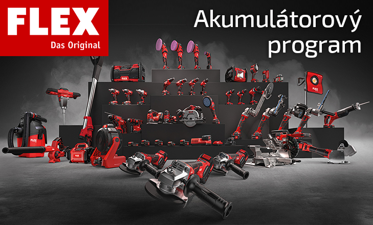 FLEX akumulátorový program