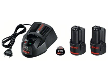 BOSCH Starter Set 2 x GBA 12V 3.0Ah + GAL 1230 CV