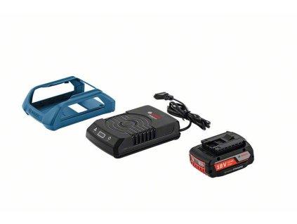 BOSCH Startovací sada GBA 18 V 2,0 Ah MW-B + GAL 1830 W s bezdrátovým nabíjením