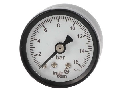 Manometr zadní vývod 63mm 1/4" 0-16bar