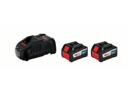 BOSCH Starter Set 2x GBA 18V 6,3 Ah EneRacer + GAL 1880 CV