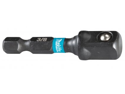 Torzní adaptér 1/4" Impact Black, čtyřhran 3/8", 50mm - B-66868