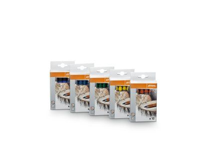 Lesnická značkovací křída, modrá, 12 kusů