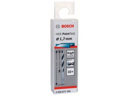 Bosch Spirálový vrták HSS PointTeQ 1,7 mm (2608577185)