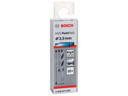 BOSCH Spirálový vrták HSS PointTeQ 3,5 mm Professional (2608577203)