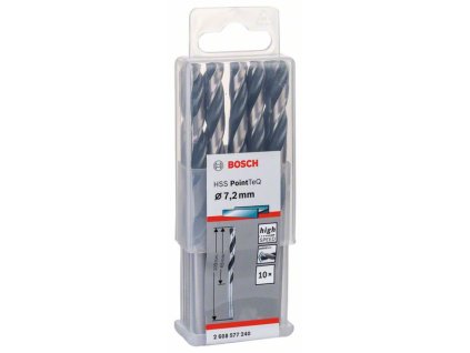 BOSCH Spirálový vrták HSS PointTeQ 7,2 mm Professional (2608577240)
