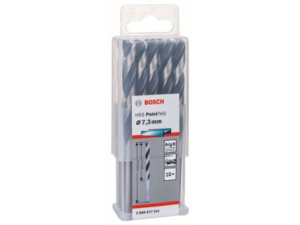 BOSCH Spirálový vrták HSS PointTeQ 7,3 mm Professional (2608577241)