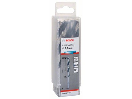 BOSCH Spirálový vrták HSS PointTeQ 7,9 mm Professional (2608577247)