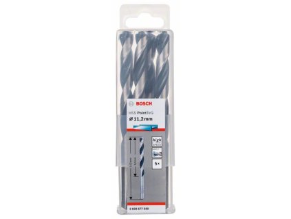 BOSCH Spirálový vrták HSS PointTeQ 11,2 mm Professional (2608577280)