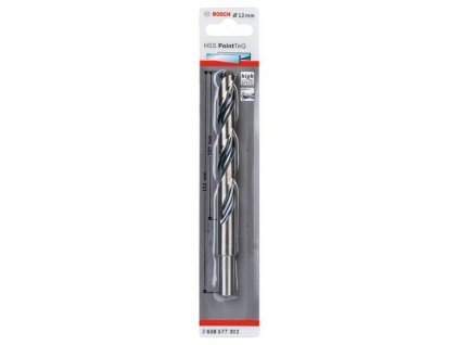 BOSCH Spirálový vrták HSS PointTeQ 12,0 mm (zúžená stopka) Professional