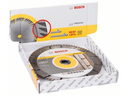 BOSCH Diamantový dělicí kotouč Standard for Universal 230 × 22,23 (balení 10  ks) Professional