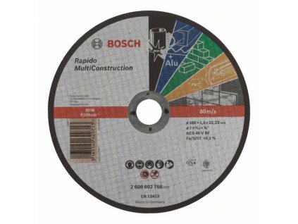 BOSCH Dělicí kotouč rovný Rapido Multi Construction Professional