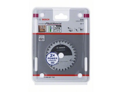 BOSCH Pilový kotouč Standard for Multi Material pro akumulátorové pily 85×1,5/1×15 T30 Professional
