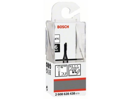 BOSCH Drážkovací fréza, 6 mm, D1 3,2 mm, L 7,7 mm, G 51 mm