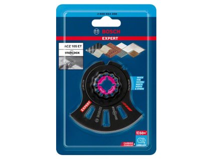BOSCH Pilový list ACZ 105 ET EXPERT MultiMaterial Segment pro víceúčelové nástroje, 5 ks (2608664207)