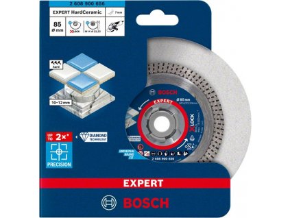 BOSCH Diamantový dělicí kotouč EXPERT HardCeramic X-LOCK 85 × 22,23 × 1,6 × 7 mm