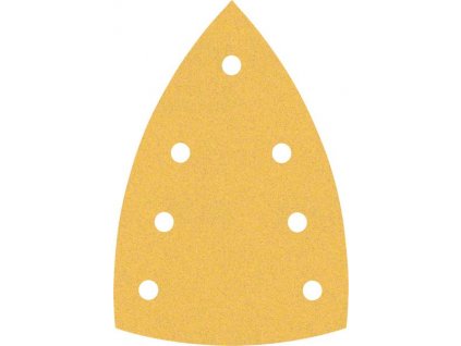 BOSCH Brusný papír EXPERT C470 se 7 otvory pro multifunkční pily 100 × 150 mm, G 120, 10 ks