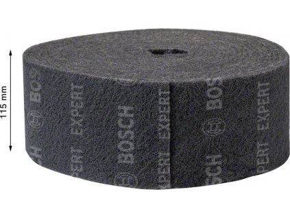 BOSCH Role brusného rouna EXPERT N880 pro ruční broušení 115 mm × 10 m, Ultra Fine S