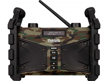 CBT-02 - Přenosné pracovní rádio s funkcí Bluetooth a Powerbanky CAMOUFLAGE