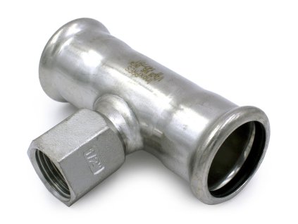 INOX PRESS-T kus 22 x 1/2"i x 22mm