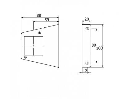 Držák filtrů a sestavy INOX 1/4" -3/8"