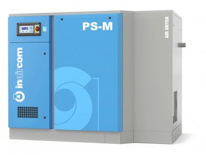 PSID-M 55-08 - Stacionární šroubový kompresor s frekvenčním měničem a kondenzační sušičkou