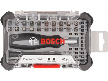 BOSCH Sada šroubovacích bitů Precision, 42 ks