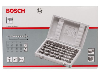 BOSCH Sada hadovitých vrtáků, délka 10–20 mm, 6 kusů