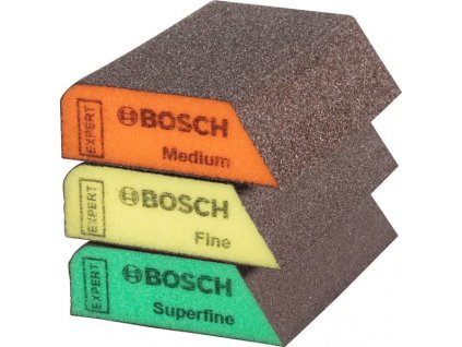 BOSCH Pěnová brusná deska S473 EXPERT Flex 98 × 120 × 13 mm, střední