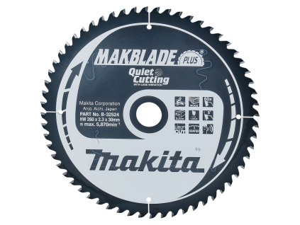 Kotouč pilový dřevo MAKBLADEplus 260x2.3x30mm 60Z = old B-08698 - B-32524