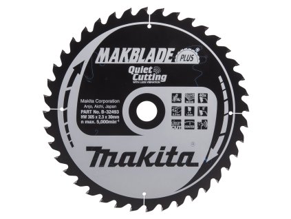 Kotouč pilový dřevo MAKBLADEplus 305x2.3x30mm 40Z = old B-08660 - B-32493