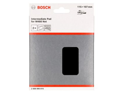 BOSCH Ochranná podložka, 115 × 107 mm, 2×