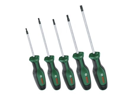 BOSCH Sada šroubováků Torx 5 kusů
