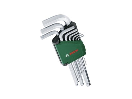 BOSCH Sada šestihranných klíčů 9 kusů