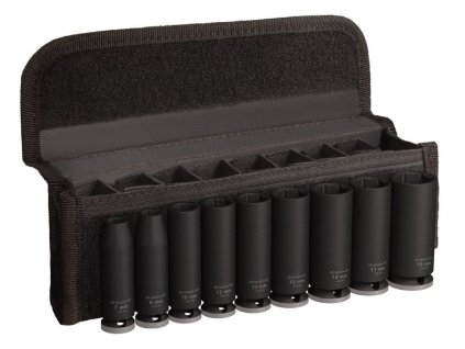 BOSCH Sada PRO Impact Socket Set, ⅜″, prodloužené, 9 ks