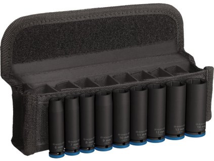 BOSCH Sada PRO Impact Socket Set, ¼″, prodloužené, 9 ks