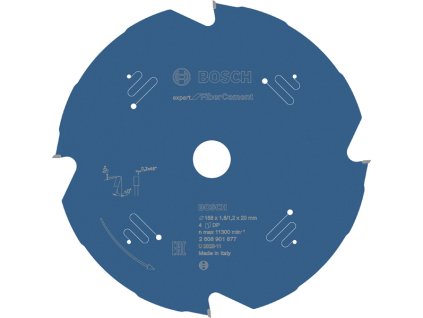 BOSCH Expert for Fiber Cement 168 × 20 × 1,8 / 1,2 mm, T4