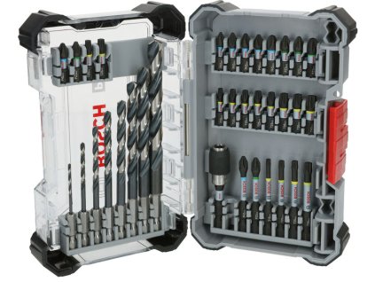 BOSCH Sada vrtáků do kovu a bitů PRO Impact Metal Set, krabička k vystavení, 6 × 35 ks
