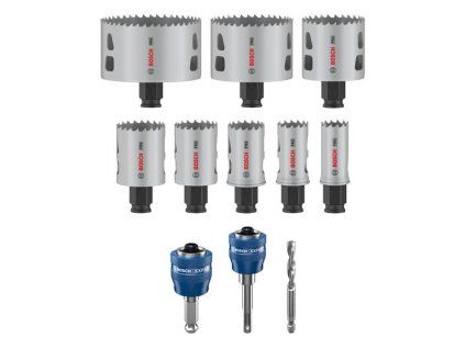 Bosch Sada děrovek PRO Multi Material PC Plus, 11 ks (2608594432)
