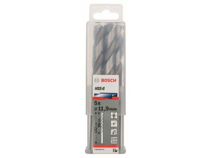 BOSCH Vrtáky do kovu HSS-G, DIN 338