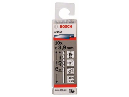 BOSCH Vrtáky do kovu HSS-G, DIN 338